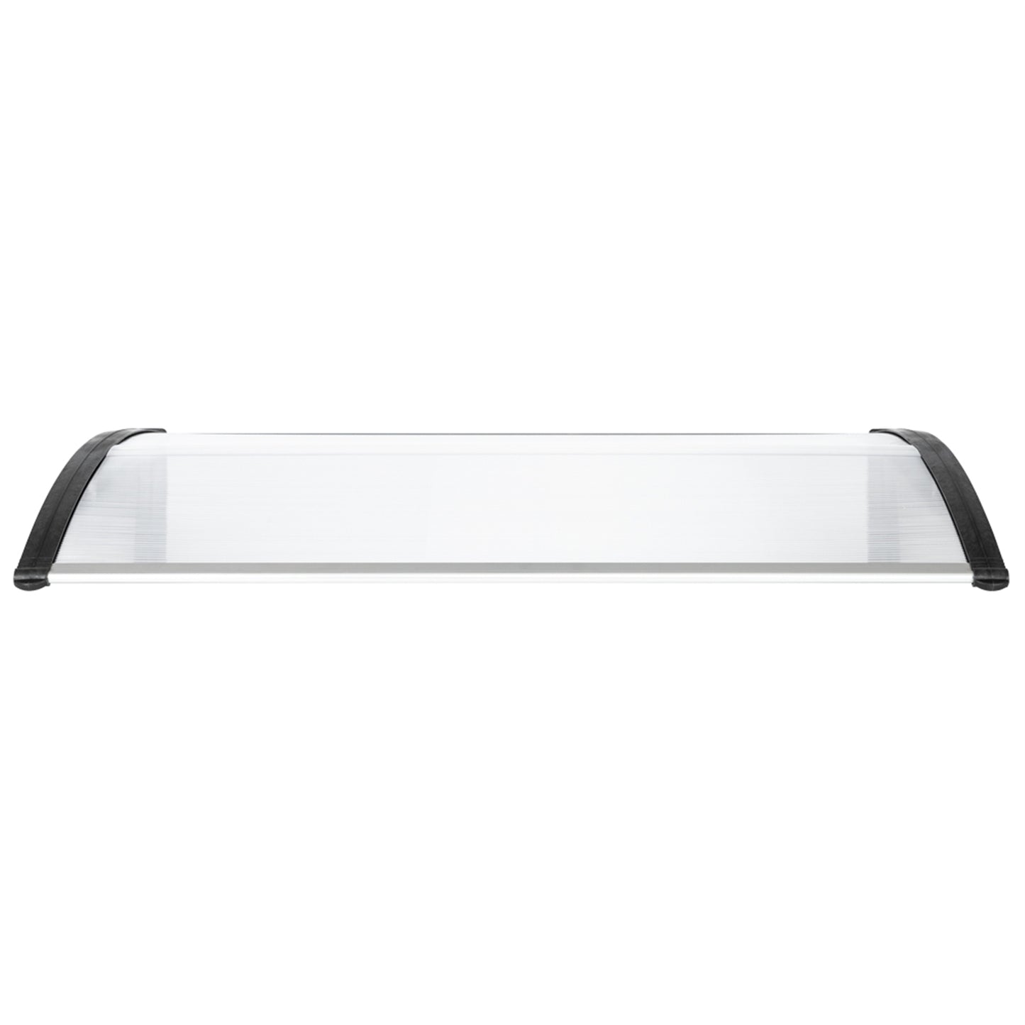 Polycarbonate Door Canopy 120cm x 80cm - Black
