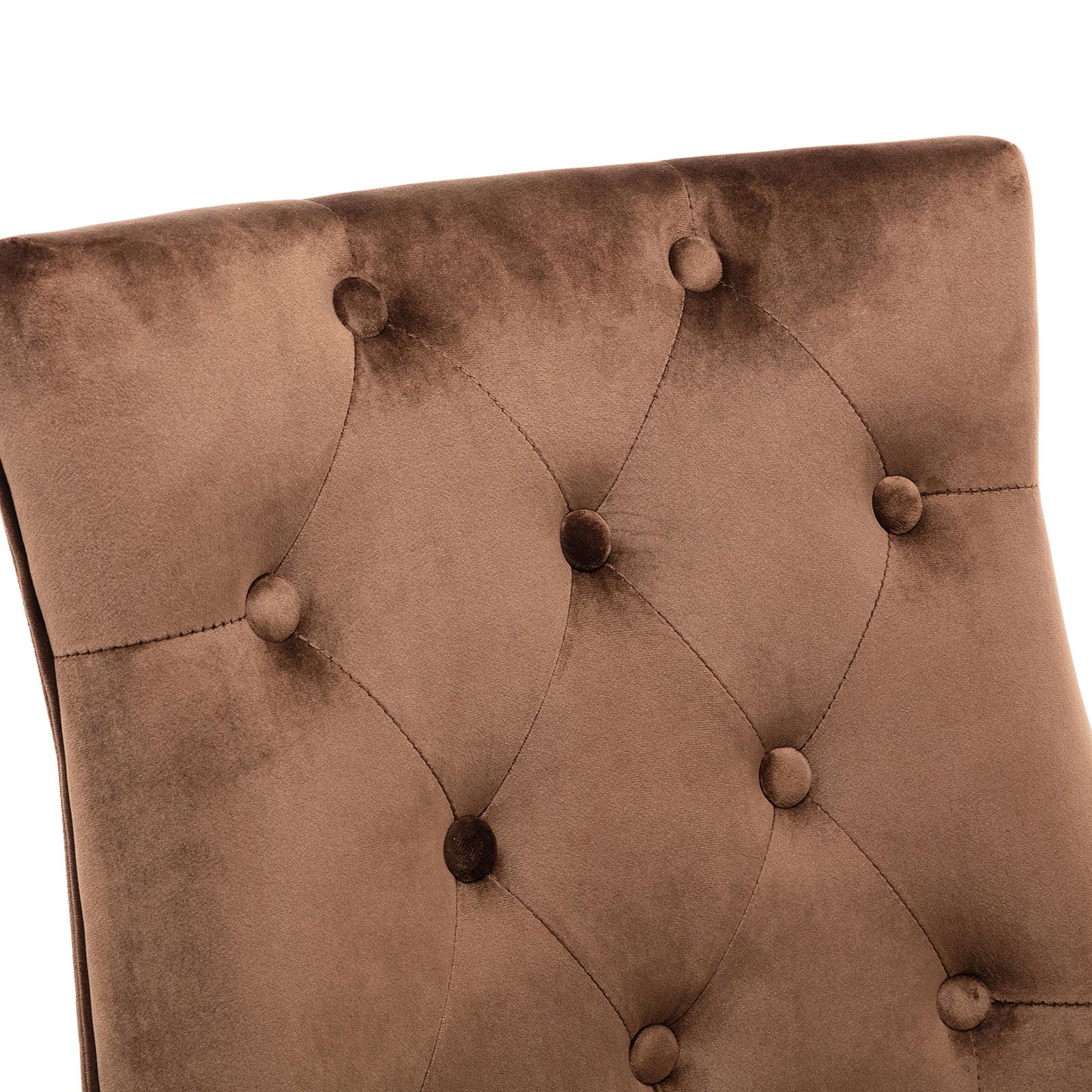 Dining Chairs with Arms x 2 - Brown