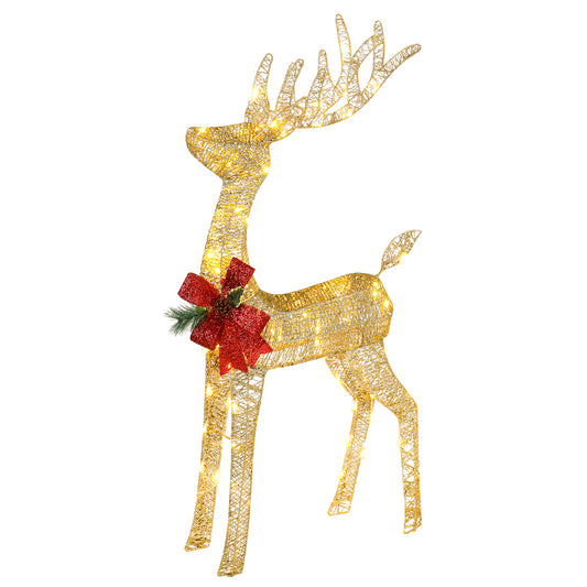 4ft Christmas Reindeer Gold
