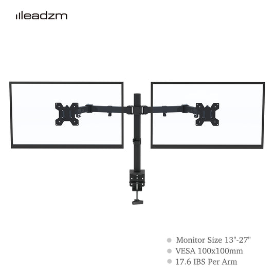 13-27 Inch Double Pendulum Large Base TV Stand TSNS-03 Bearing 8Kg/Vese100*100/90° tilt/360° rotation