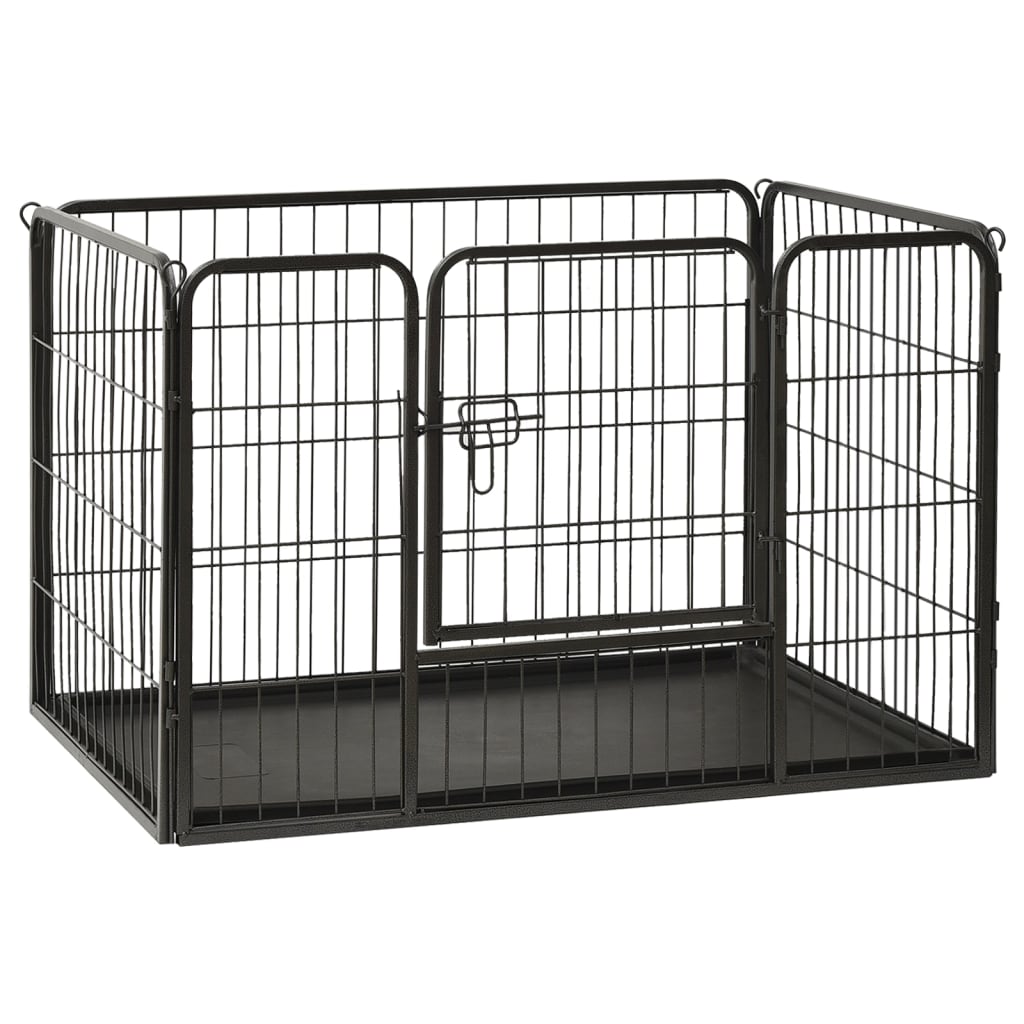 Puppy Playpen Steel 91.5x59x61 cm