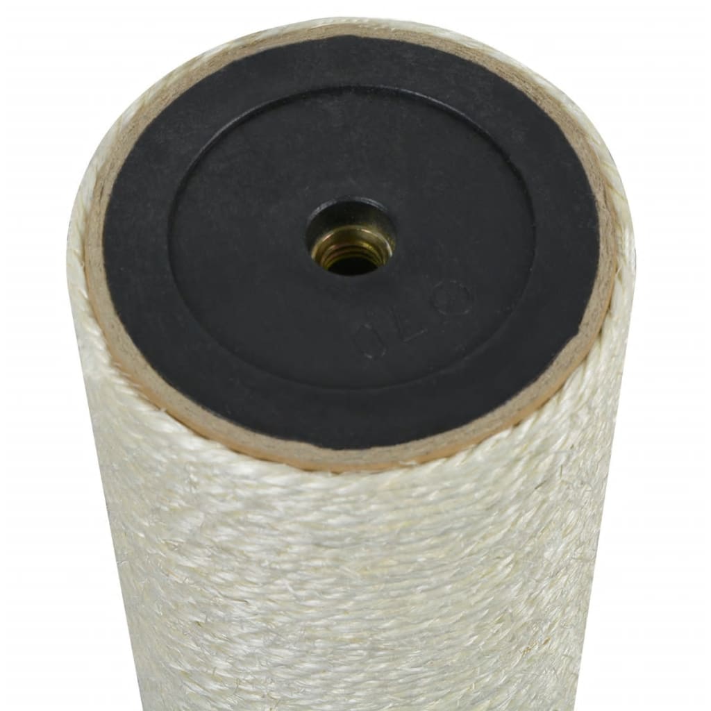 Cat Scratching Post 8x55 cm 10 mm Beige