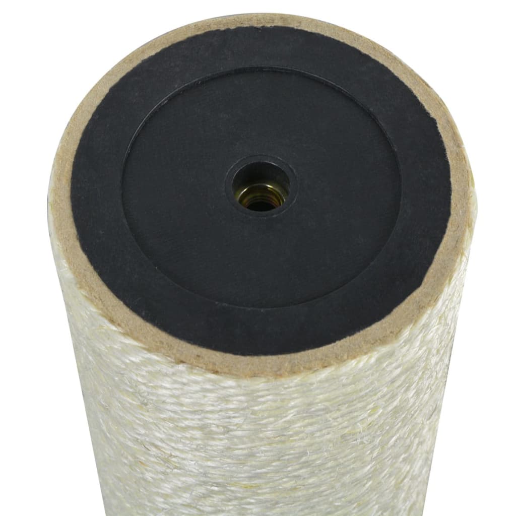 Cat Scratching Post 8x55 cm 8 mm Beige