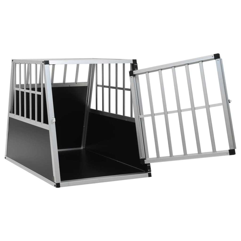 Dog Cage with Single Door 65x91x69.5 cm