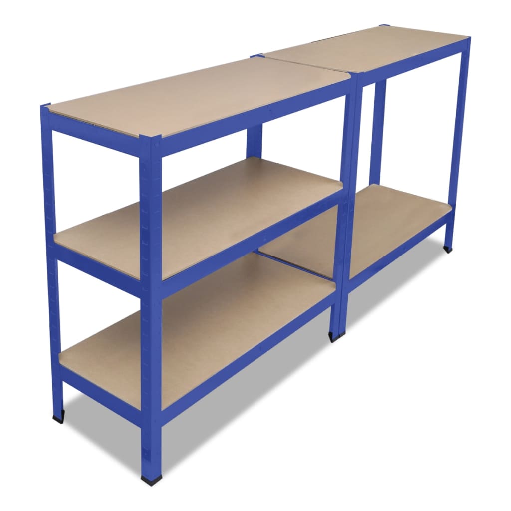 Storage Shelf Garage Storage Organizer Blue