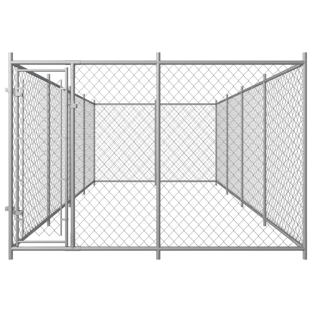 Outdoor Dog Kennel 7.6x3.8x1.9 m