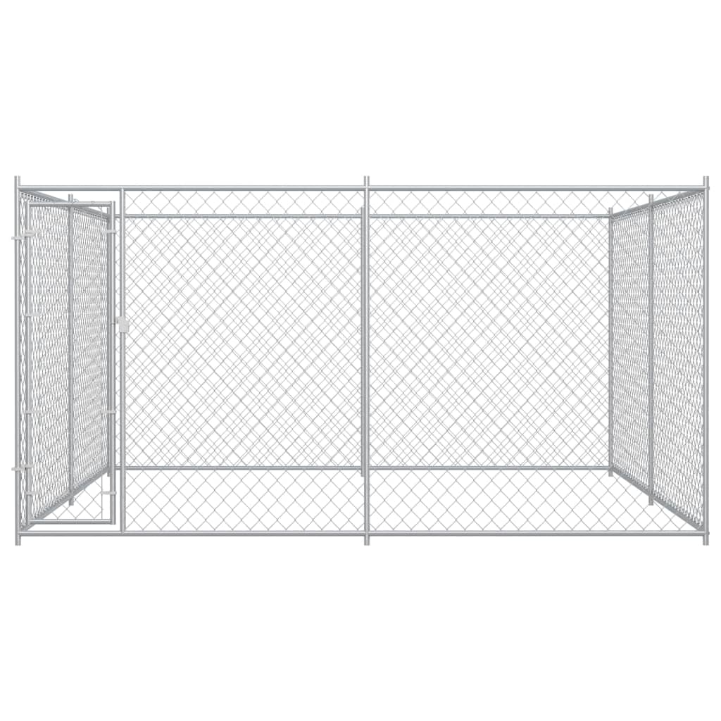 Outdoor Dog Kennel 383x383x185 cm