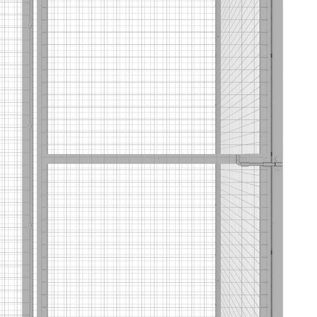 Cat Cage 3x1.5x2.5 m Galvanised Steel