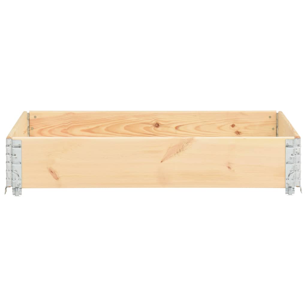 Pallet Collar 50x100 cm Solid Pine Wood