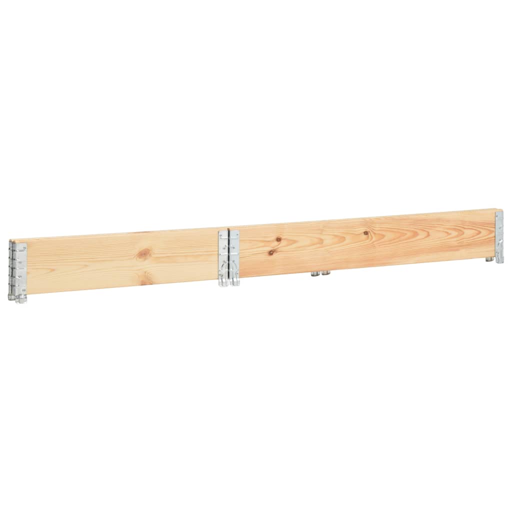 Pallet Collar 100x150 cm Solid Pine Wood