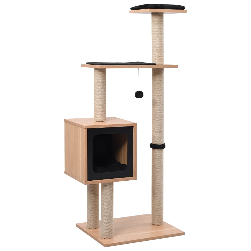 Cat Tree with Sisal Scratching Mat 123 cm