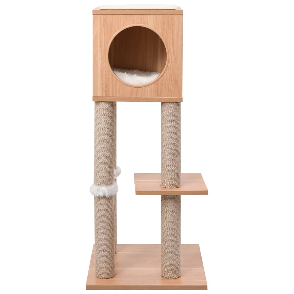 Cat Tree with Sisal Scratching Mat 90 cm