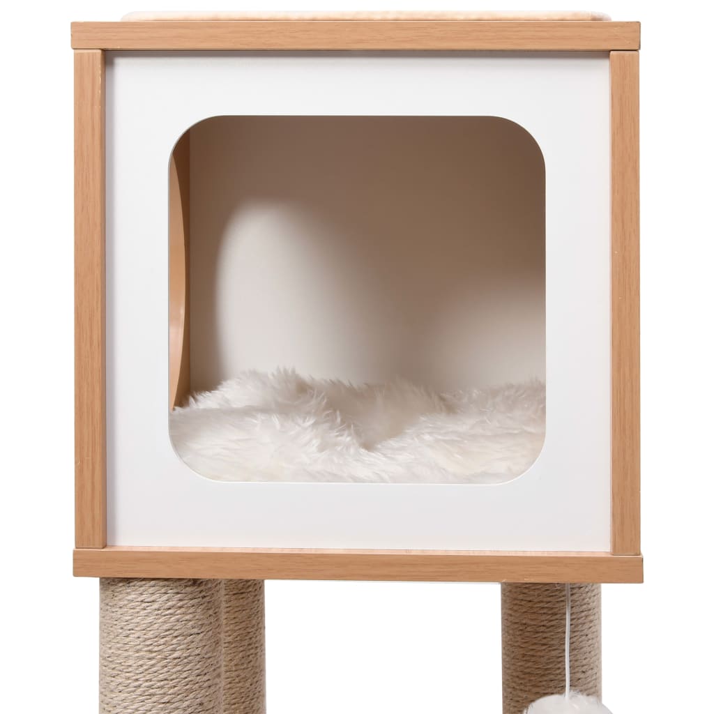 Cat Tree with Sisal Scratching Mat 90 cm