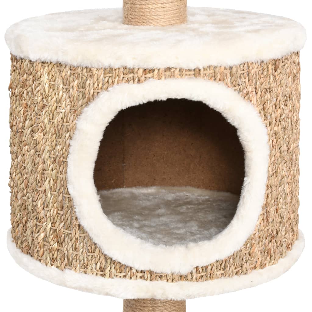 Cat Tree with Scratching Post 123cm Seagrass