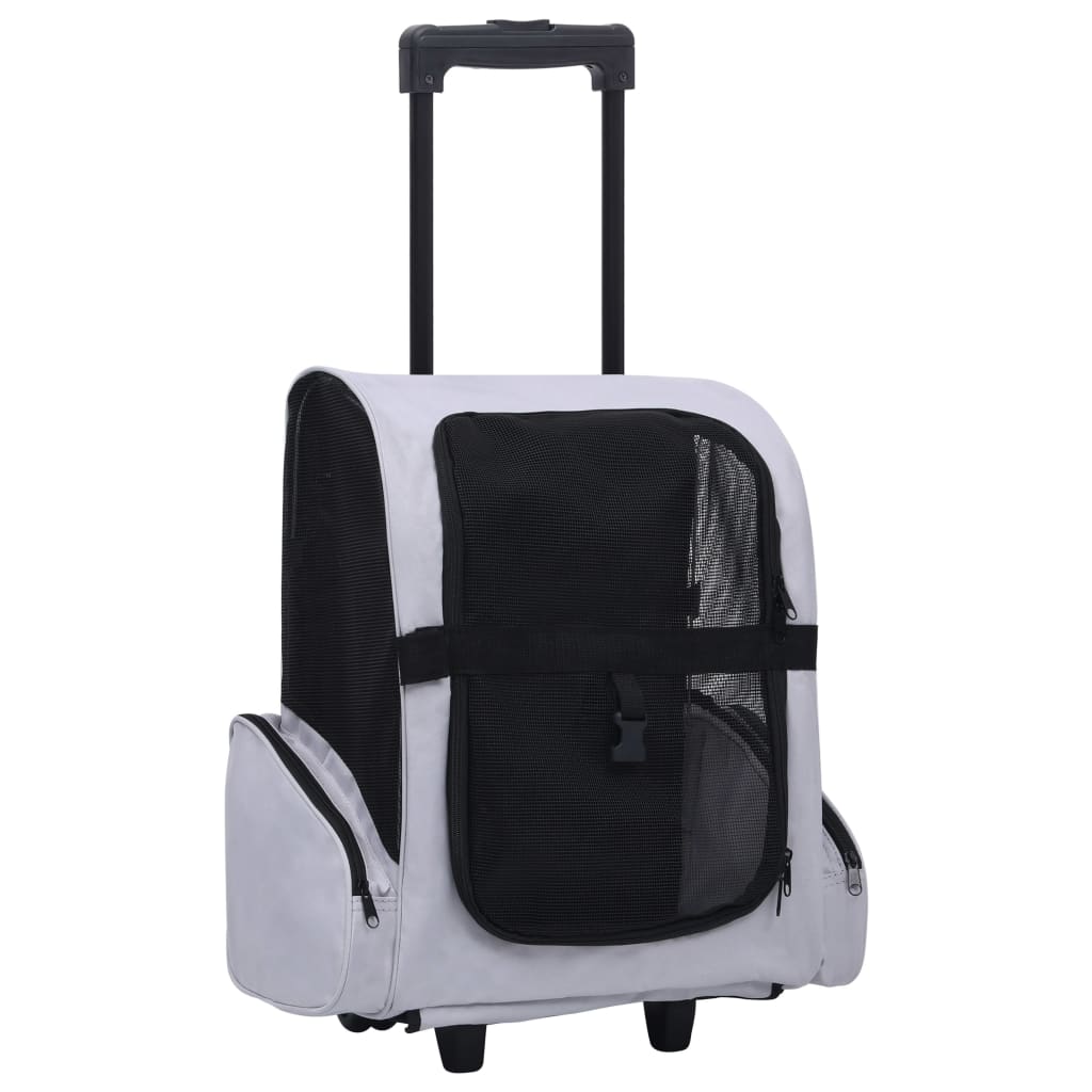 Foldable Multipurpose Pet Trolley Grey