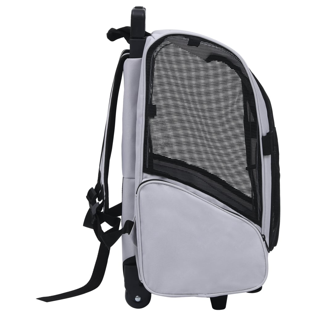 Foldable Multipurpose Pet Trolley Grey