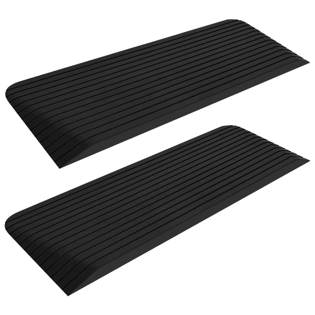 Threshold Ramps 2 pcs 110x41x5 cm Rubber