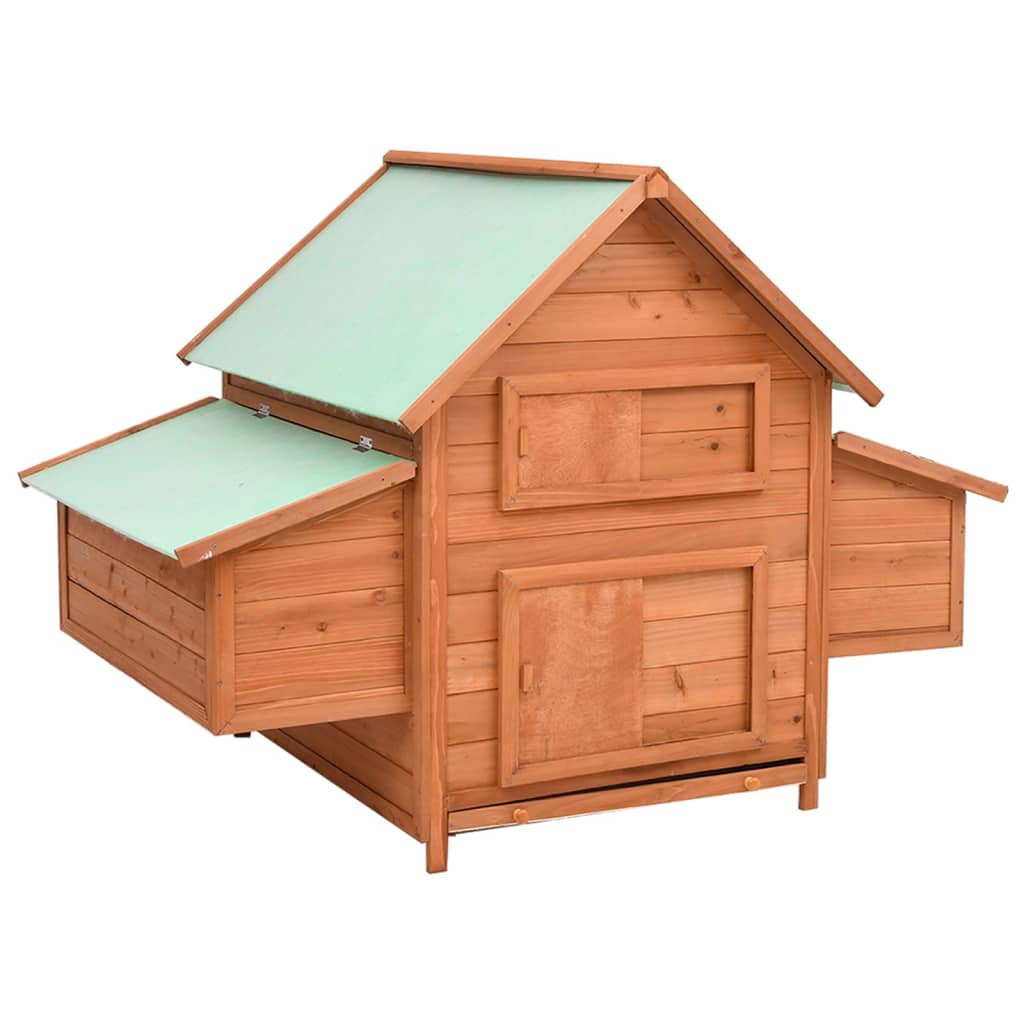 Chicken Coop 152x96x110 cm Solid Firwood