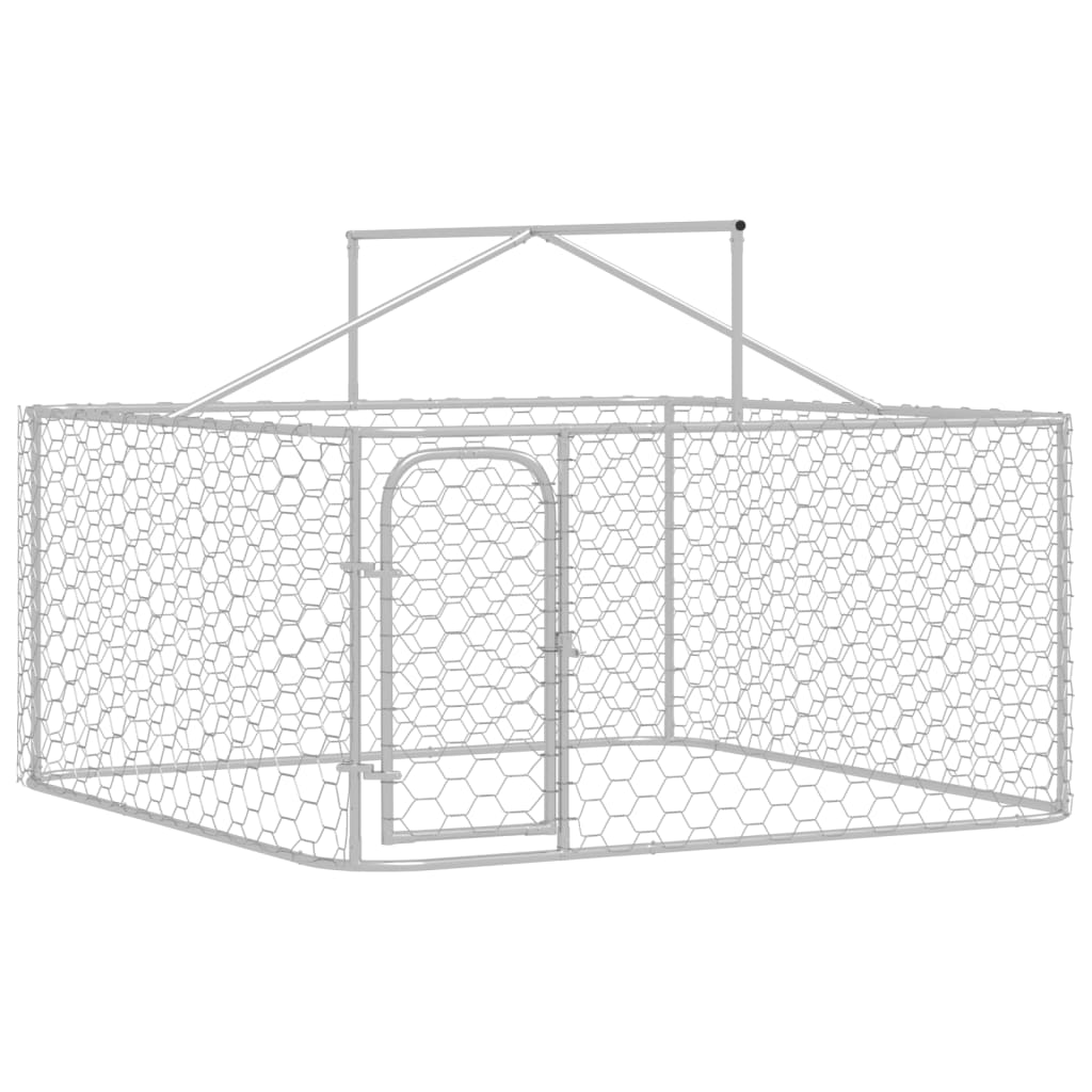 Outdoor Dog Kennel with Roof 200x200x150 cm