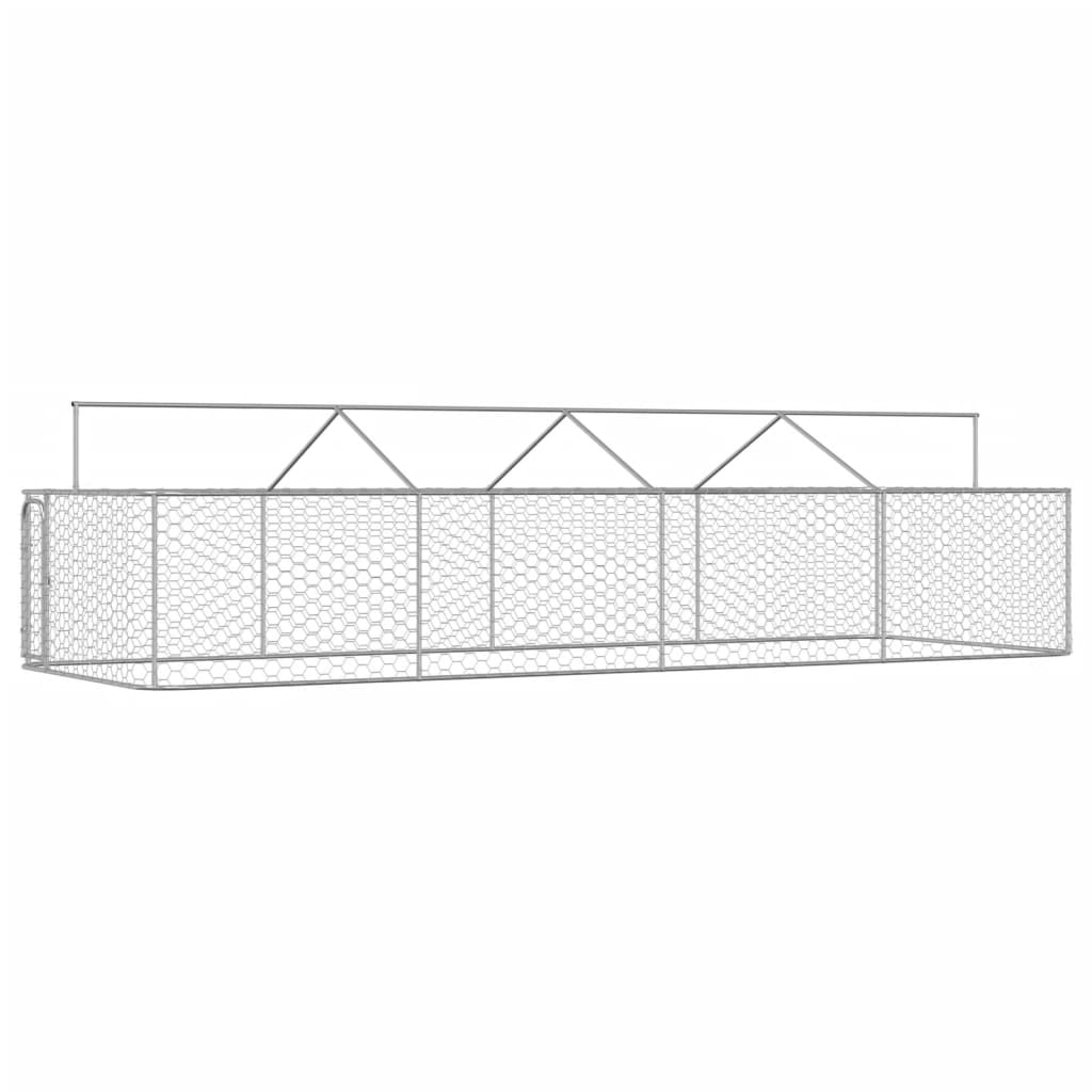 Outdoor Dog Kennel with Roof 600x200x150 cm