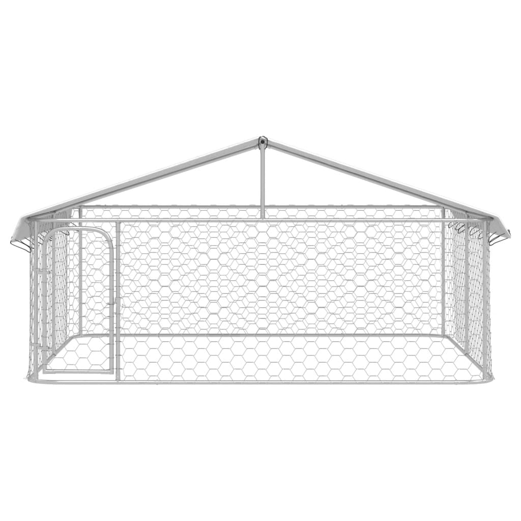 Outdoor Dog Kennel with Roof 300x300x150 cm