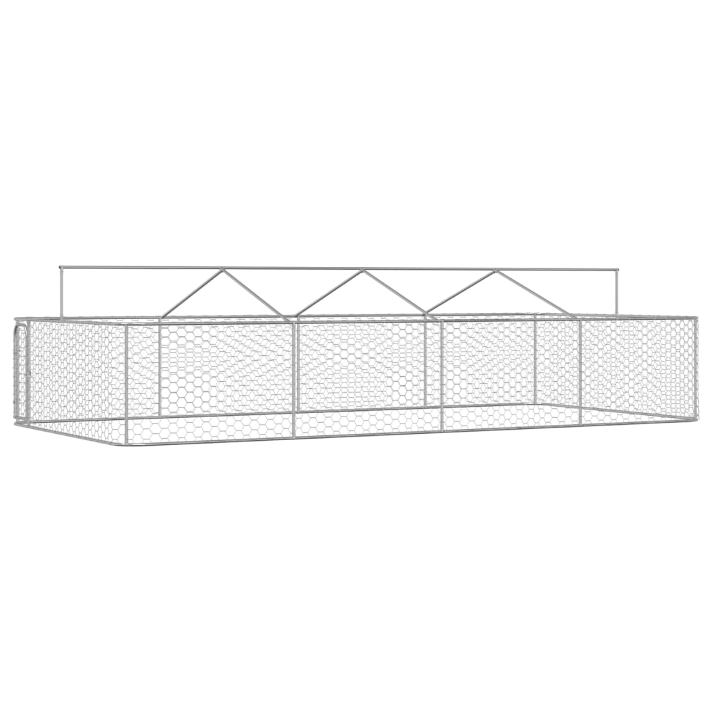 Outdoor Dog Kennel with Roof 600x300x150 cm