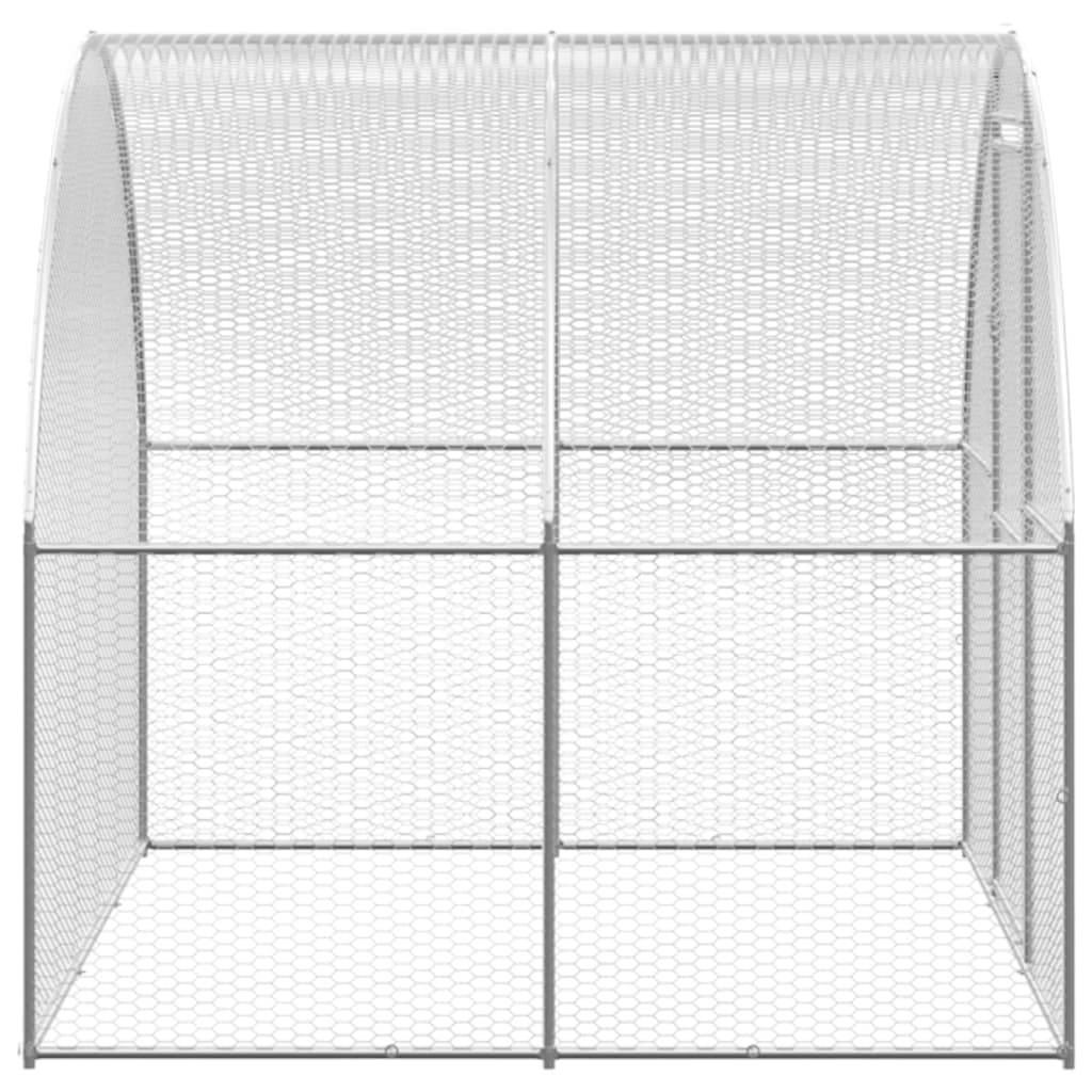 Outdoor Chicken Coop 3x12x2 m Galvanised Steel