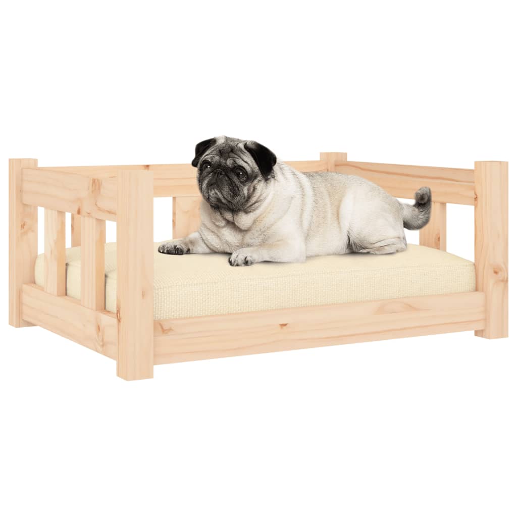 Dog Bed 65.5x50.5x28 cm Solid Wood Pine