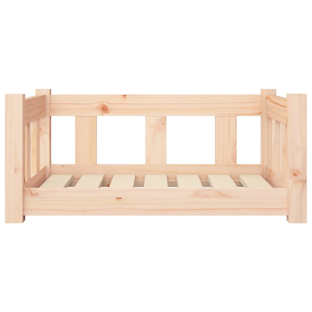 Dog Bed 65.5x50.5x28 cm Solid Wood Pine