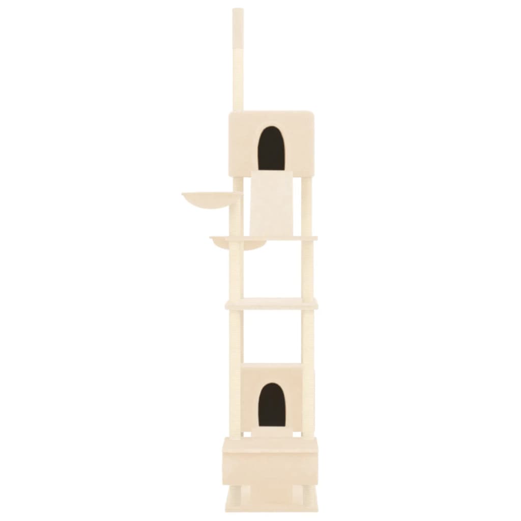 Floor to Ceiling Cat Tree Cream 277-303 cm