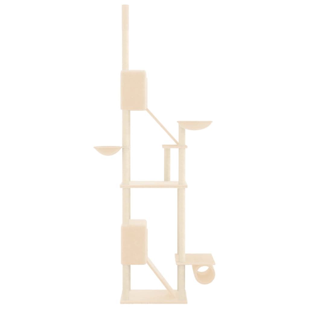 Floor to Ceiling Cat Tree Cream 277-303 cm