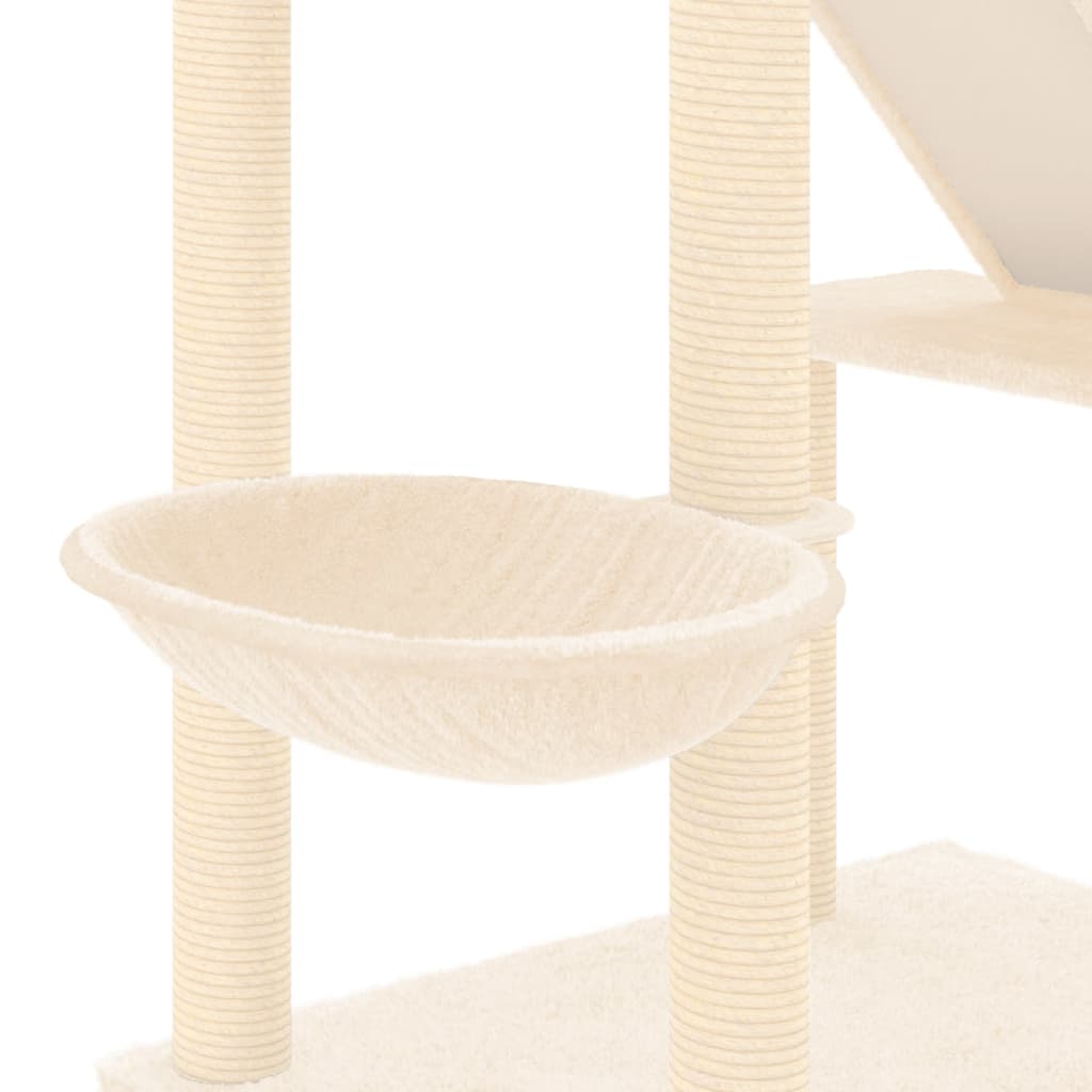 Floor to Ceiling Cat Tree Cream 277-303 cm