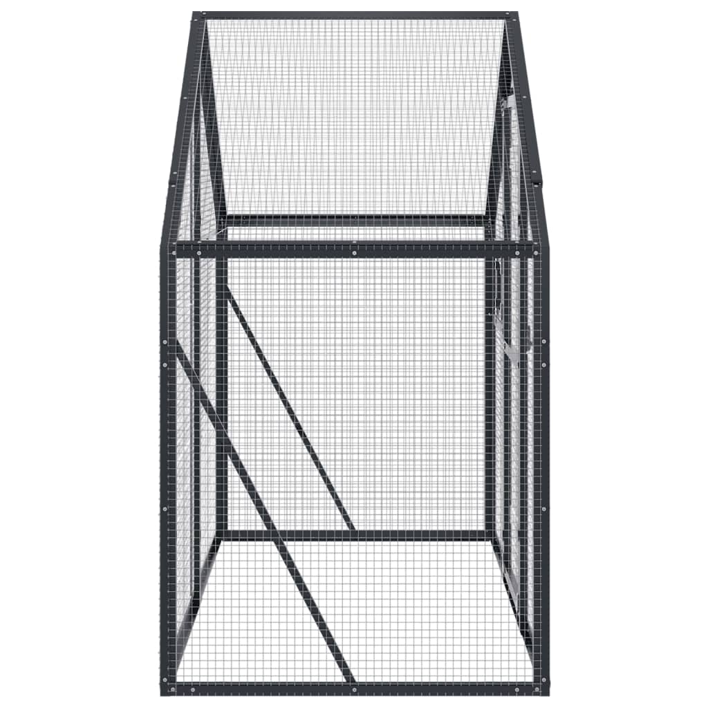 Aviary Anthracite 179x100x185 cm Aluminium