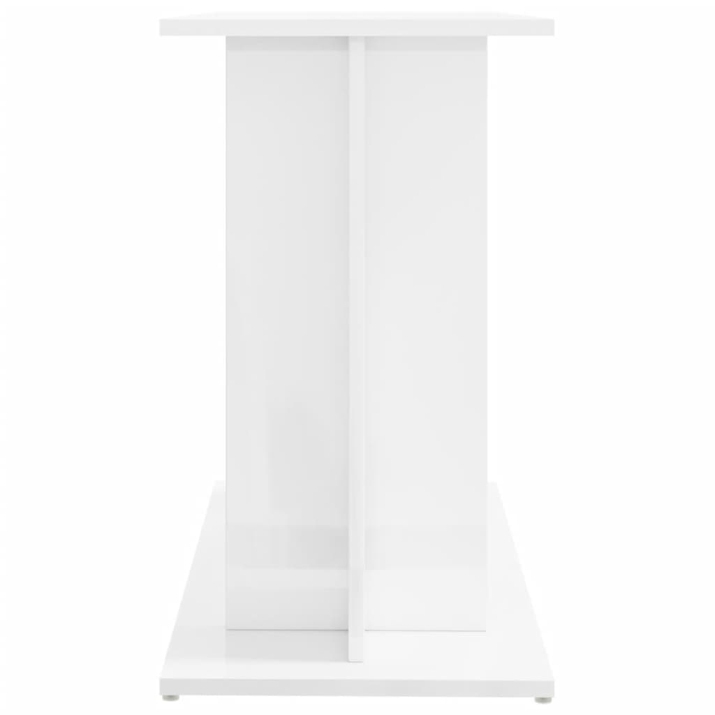 Aquarium Stand High Gloss White 80x35x60 cm Engineered Wood