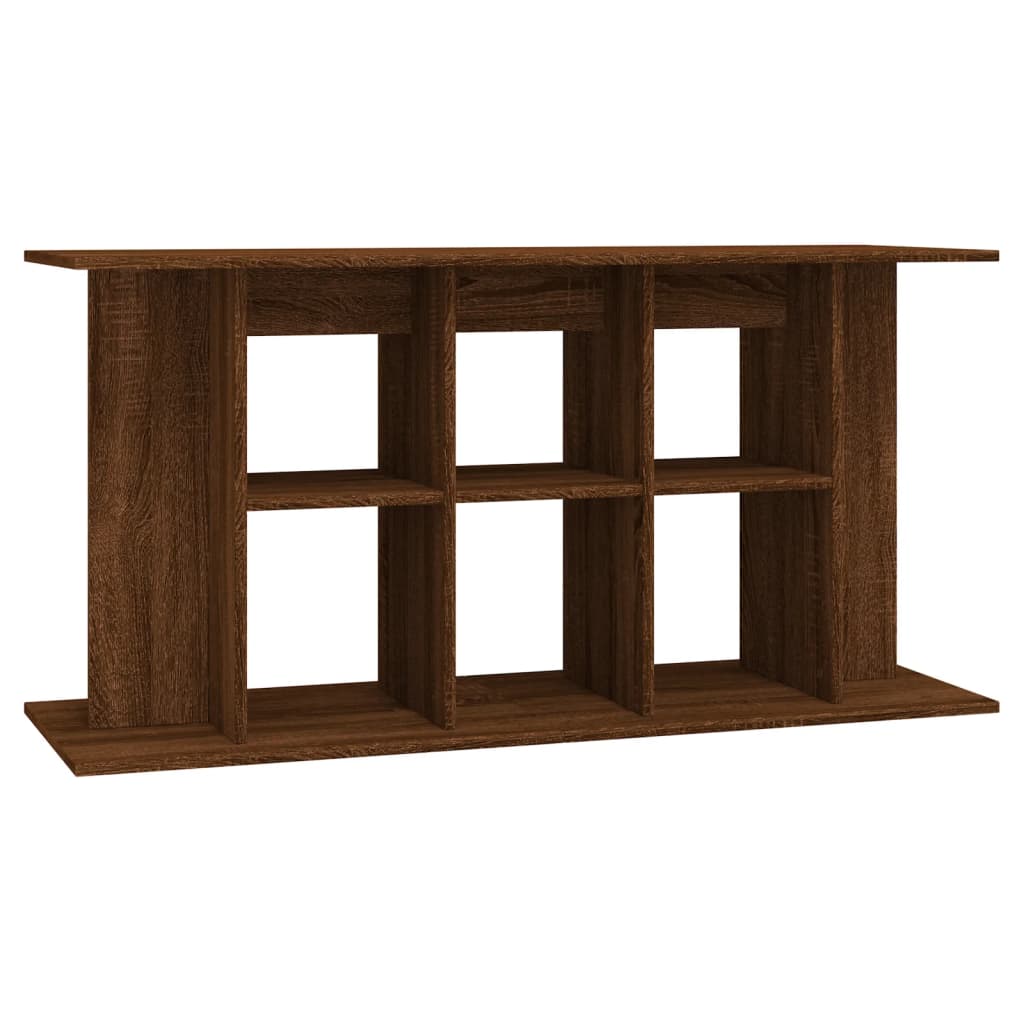 Aquarium Stand Brown Oak 120x40x60 cm Engineered Wood