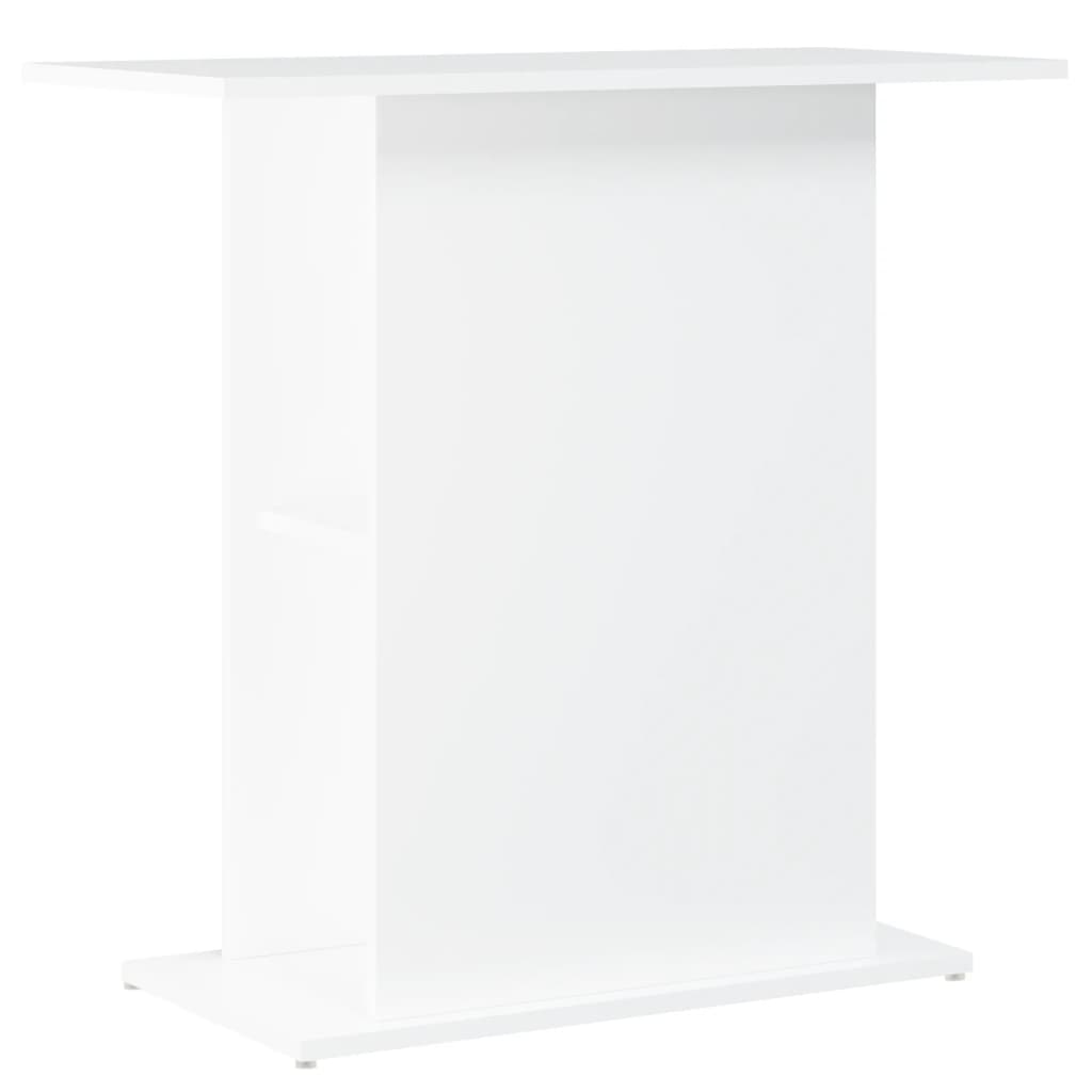 Aquarium Stand White 75x36x72.5 cm Engineered Wood