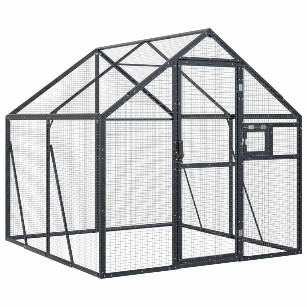 Aviary Anthracite 1.79x2x1.85 m Aluminium