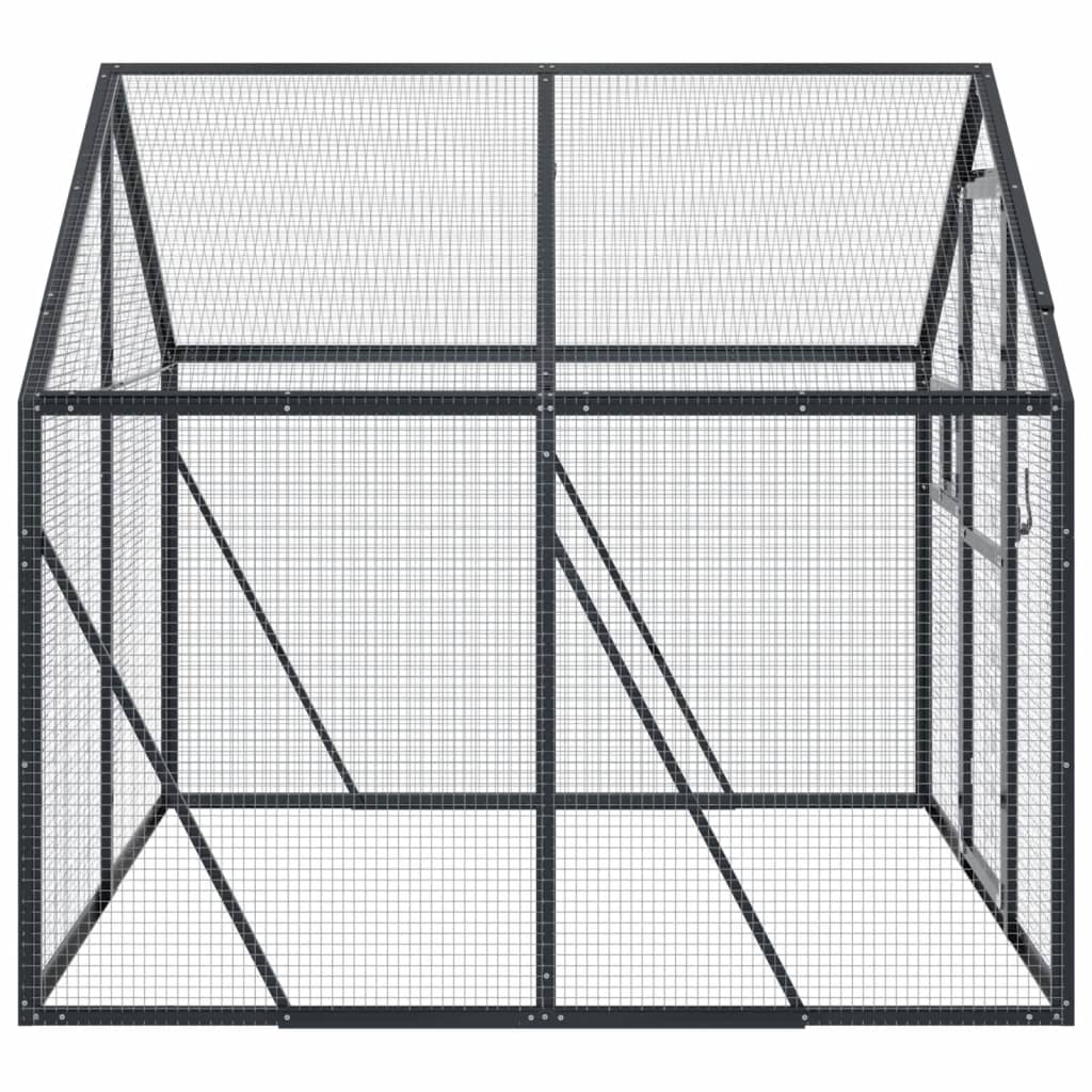 Aviary Anthracite 1.79x2x1.85 m Aluminium