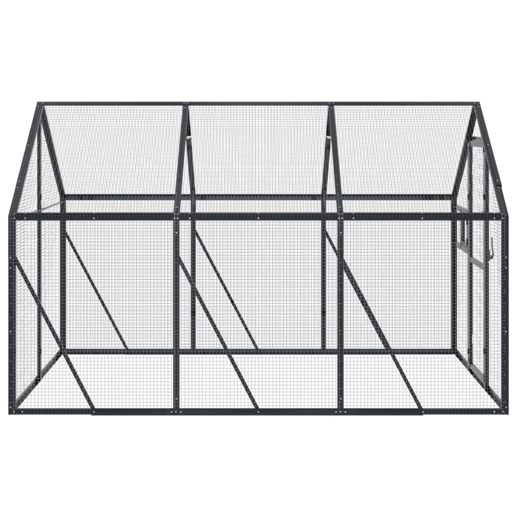 Aviary Anthracite 1.79x3x1.85 m Aluminium