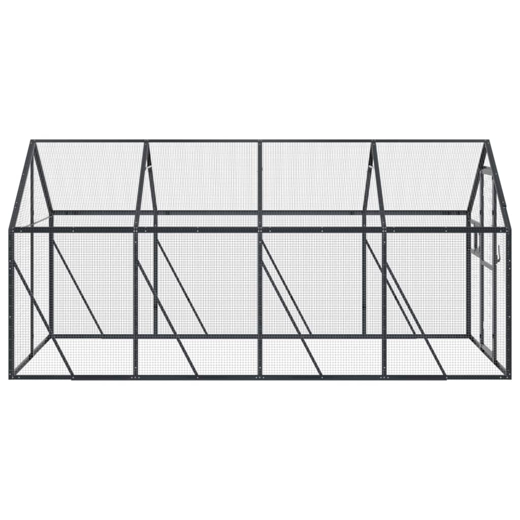 Aviary Anthracite 1.79x4x1.85 m Aluminium