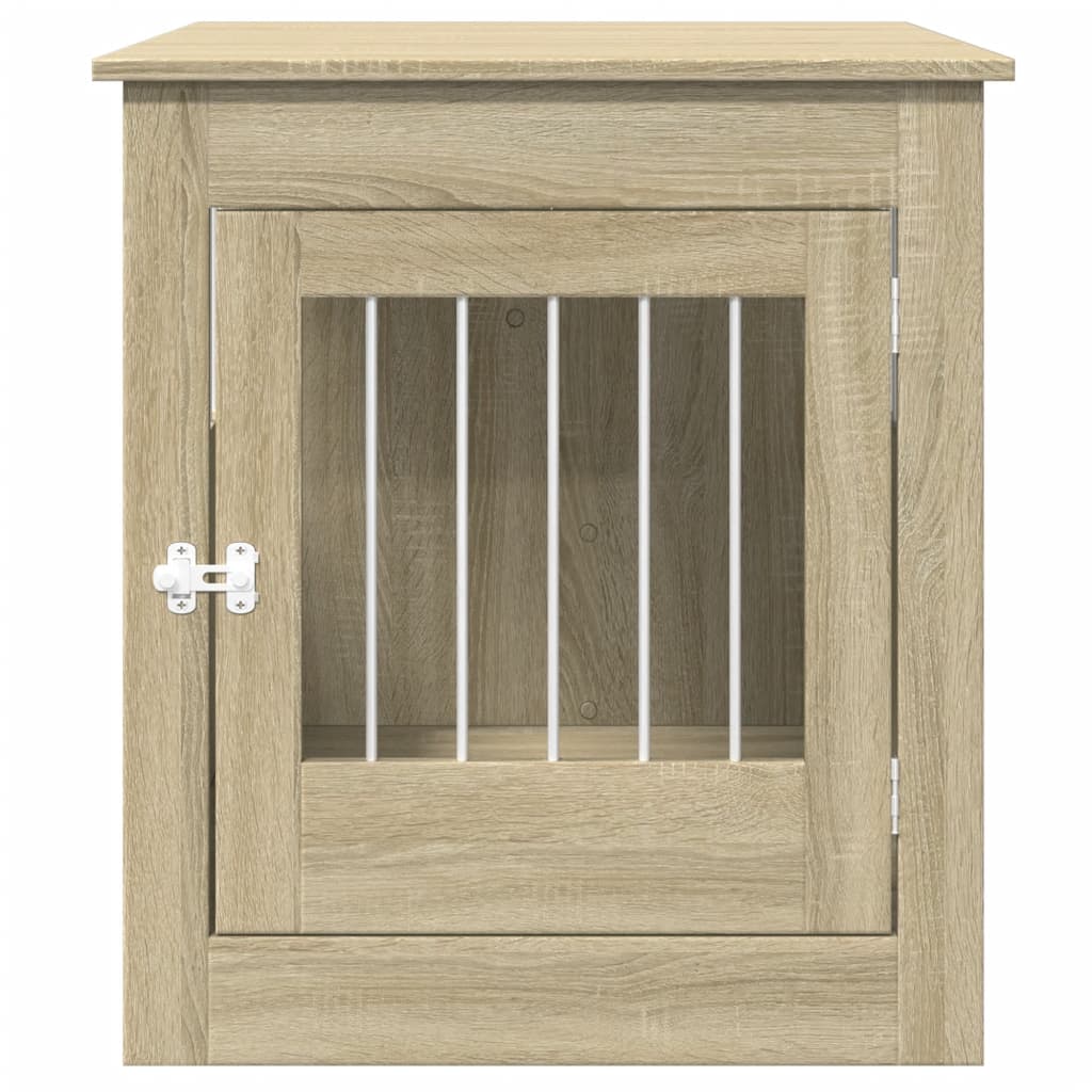 Dog Crate Furniture Sonoma Oak 64.5x80x71 cm Engineered Wood