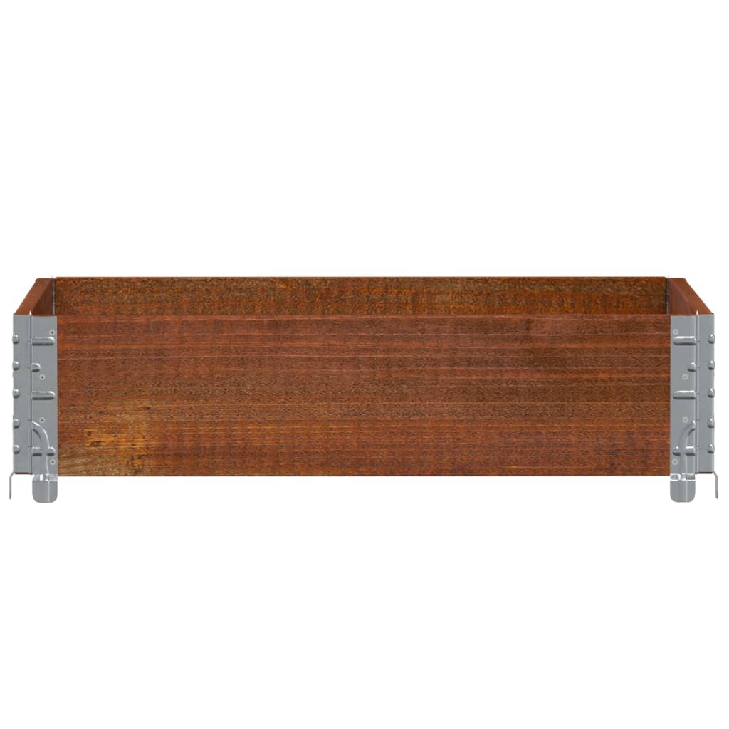 Pallet Collar Brown 80x60 cm Solid Wood Pine