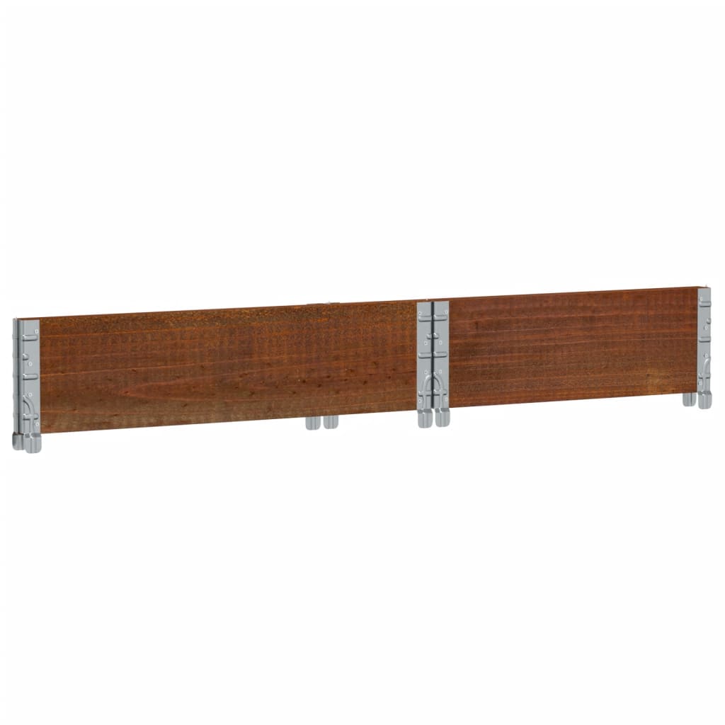 Pallet Collar Brown 80x60 cm Solid Wood Pine