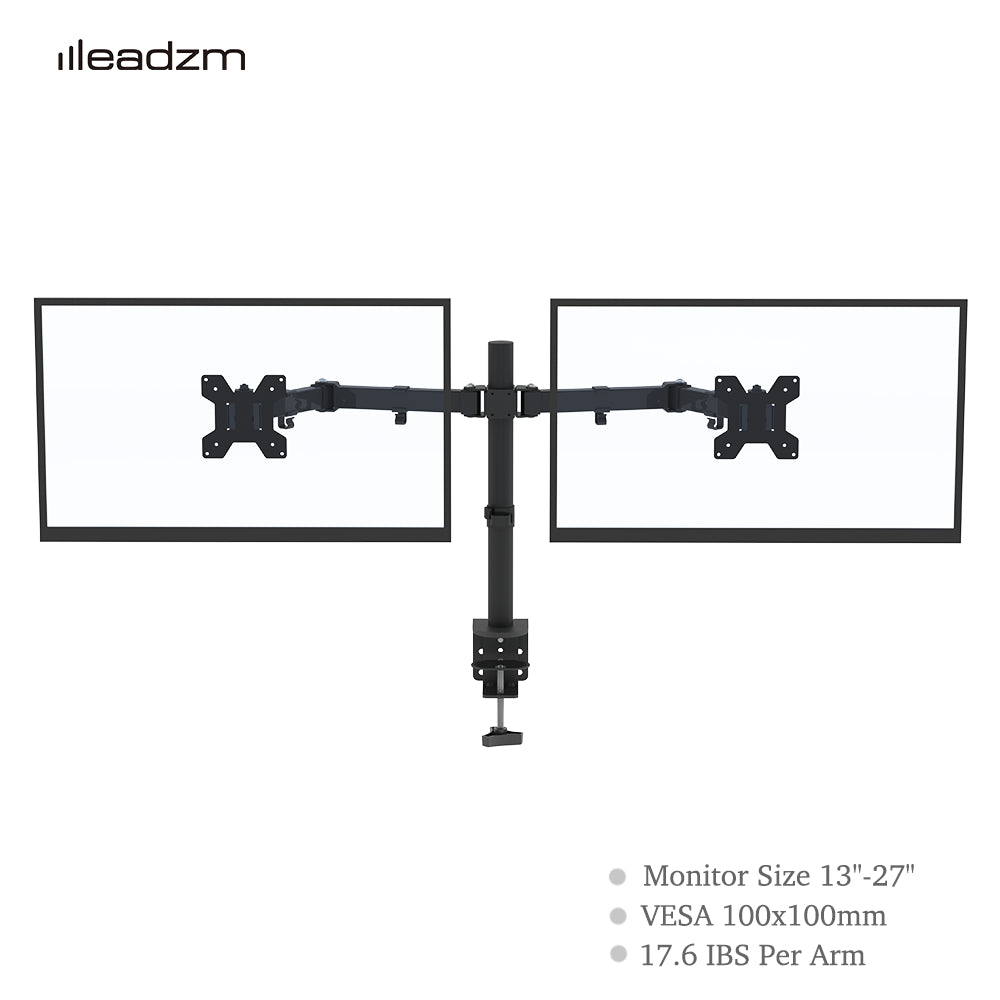 13-27 Inch Double Pendulum Large Base TV Stand TSNS-03 Bearing 8Kg/Vese100*100/90° tilt/360° rotation