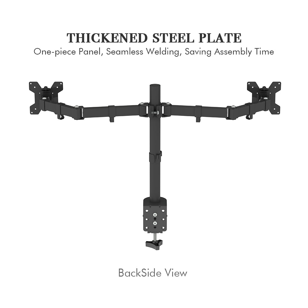 13-27 Inch Double Pendulum Large Base TV Stand TSNS-03 Bearing 8Kg/Vese100*100/90° tilt/360° rotation