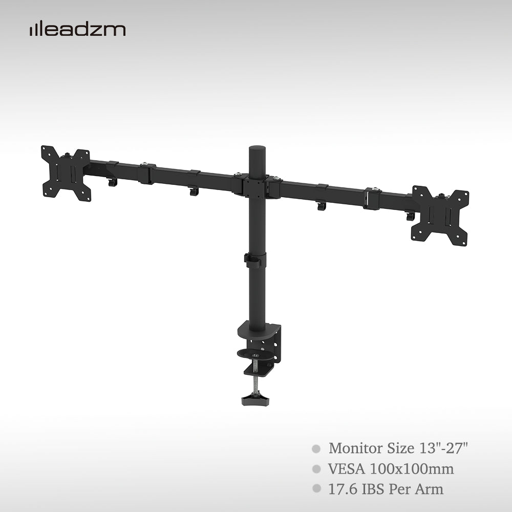 13-27 Inch Double Pendulum Large Base TV Stand TSNS-03 Bearing 8Kg/Vese100*100/90° tilt/360° rotation