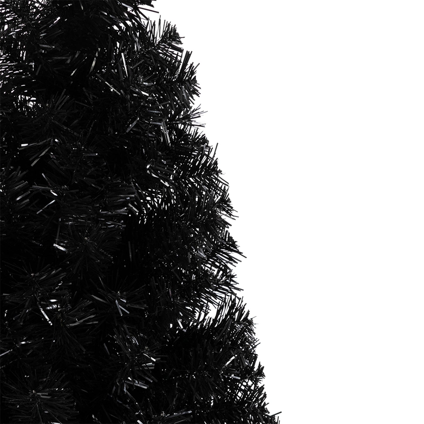6ft 1600 Branch Christmas Tree - Black