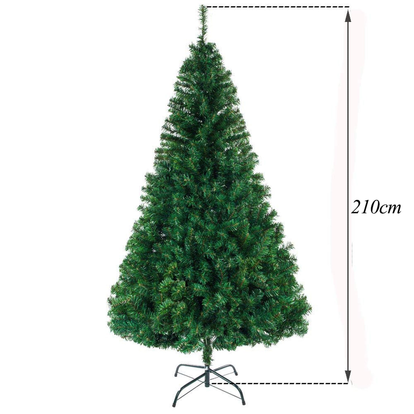 7ft 1100 Branch Christmas Tree - Green