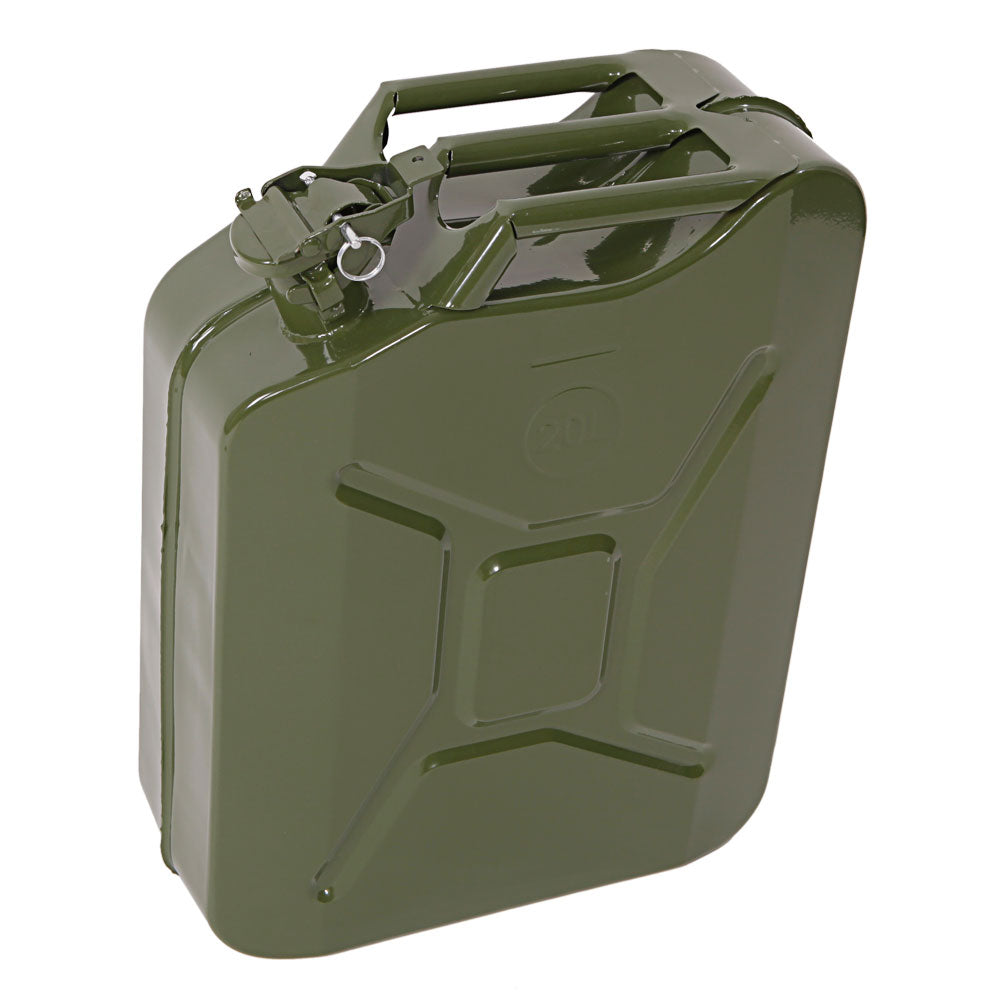 20L American Style Fuel Oil Can - Green