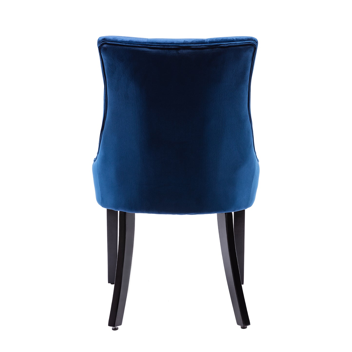 Dining Chairs with Arms x 2 - Navy Blue